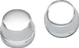 Drag Specialties Axle Caps - Chrome - Front - 00-07 FLH/FLT  -  0309-0217