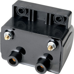 Drag Specialties Dual-Fire Ignition Coil - Harley Davidson - Black  -  2102-0228