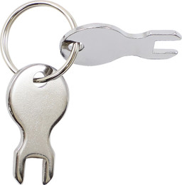 Drag Specialties Replacement Keys for Teardrop Chrome Toolbox  -  3550-0150