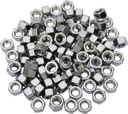 Drag Specialties 3/8"-16 Chrome Hex Nut  -  DS-190661