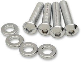 Drag Specialties Shock Mount Kit Chrome  -  2401-0942