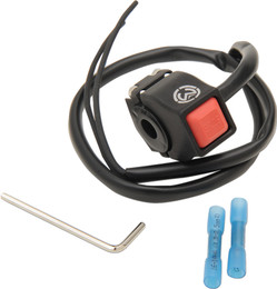 Moose Racing Billet Kill Switch - Black  -  KS-B-BLACK-M