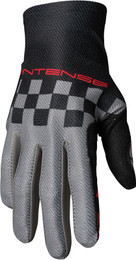 Thor Intense Black Gray Chex Gloves