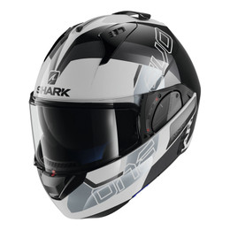 Shark Evo-One-2 Slasher White-Black-Silver Helmet