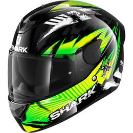 Shark Dskwal 2 Penxa Black-Green-Yellow Helmet