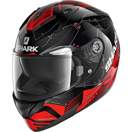 Shark Ridill 1.2 Mecca Black-Red-Silver Helmet