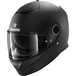 Shark Spartan 1.2 Blank Matte Black Helmet
