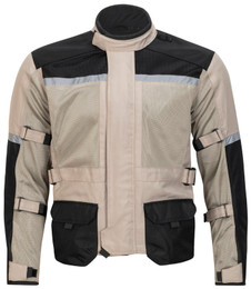 NORU Ganjo Adventure Mesh Sand Black Jacket