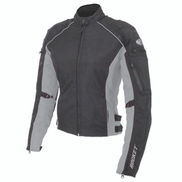 Joe Rocket Turbulent Black Grey Womens Jacket