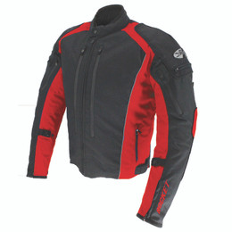 Joe Rocket Turbulent Black Red Jacket