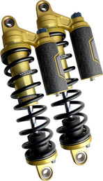 Legend Suspension REVO ARC Piggyback Heavy-Duty Gold Shocks Harley FXR 13" '84-'00 - 1310-1923