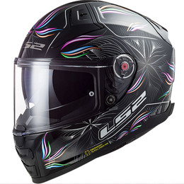 LS2 Citation II Tropical Black White Helmet