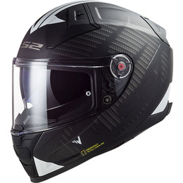 LS2 Citation II Splitter Matte Black White Helmet
