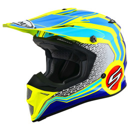 Suomy MX Speed Pro Forward Blue Yellow Helmet