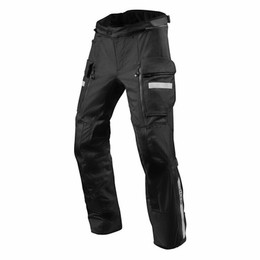 REV'IT! Factor 4 Ladies Standard Black Textile Motorcycle Pants - View #6