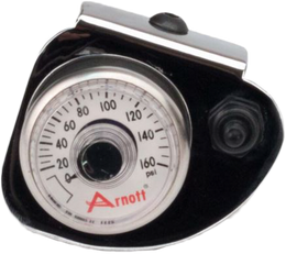 Arnott Pressure Gauge & Bracket W/Toggle Switch (Chrome) - K-2638