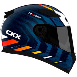 CKX RR619 Frontier Orange Blue Helmet