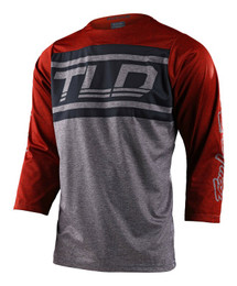 Troy Lee Designs GP Jersey Astro Light Gray / Orange 2X-Large