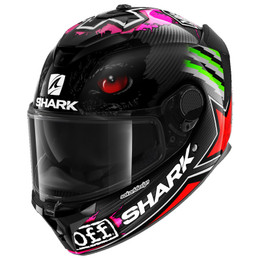 Shark Spartan GT Carbon Redding Red Green Helmet