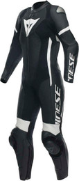 Dainese Women's Grobnik Black White Leather Suit