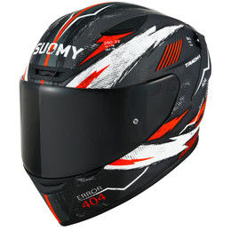 Suomy Track-1 404 Anthracite Red Helmet