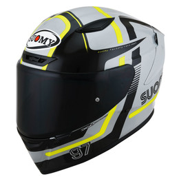 Suomy Track-1 97 Grey Yellow Helmet