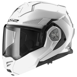 LS2 Advant X Solid Gloss White Helmet