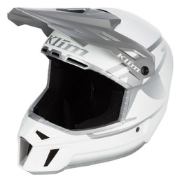 Klim F3 ECE Icon White Monument Gray Helmet