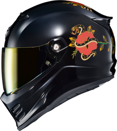 Scorpion EXO Covert FX Full Face The Litas Gloss Black Helmet