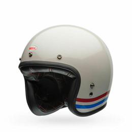 bell custom 500 open face 3 4 motorcycle helmet white Bell Custom 500 Helmets | Free Shipping & No Tax