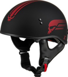 Gmax HH-65 Retribution Matte Black Red Helmet