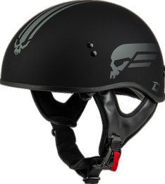 Gmax HH-65 Retribution Matte Black Silver Helmet