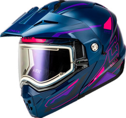 Gmax MD-74S Spectre Blue Pink Purple Electric Shield Helmet
