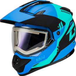Gmax GM-11S Ronin Matte Black Blue Electric Shield Helmet