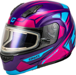 Gmax MD-04S Sector Violet Pink Electric Shield Helmet