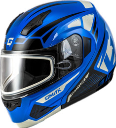 Gmax MD-04S Sector Blue Black Snow Helmet