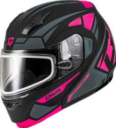 Gmax MD-04S Sector Black Pink Snow Helmet