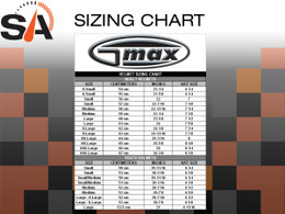 Gmax MD-04 Sector Orange Black Helmet