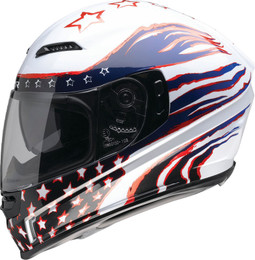 Z1R Jackal Patriot Red White Blue Helmet
