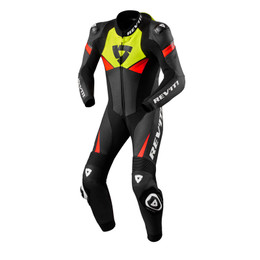 REV'IT! Argon 2 Black Neon Yellow One Piece Suit