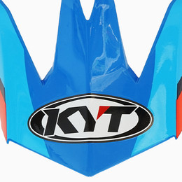 KYT Skyhawk Peak Glowing Blue Orange Fluo