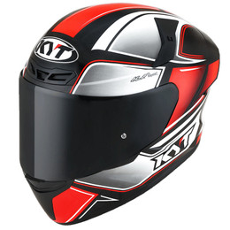 KYT TT Course Tourist Red Fluo Helmet