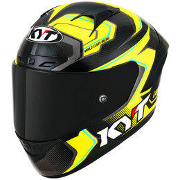 KYT NZ-Race Carbon Competition Yellow Helmet