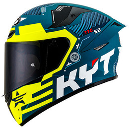 KYT TT Course Fuselage Matte Yellow Helmet