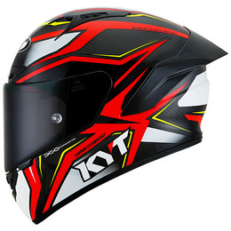 KYT NZ-Race Carbon Stride Red White Helmet