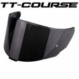 KYT TT Course Dark Smoke Shield
