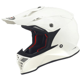 KYT Skyhawk Plain White Helmet