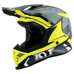 KYT Skyhawk Glowing Anthracite Yellow Helmet