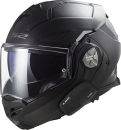 LS2 Advant X Solid Matte Black Bluetooth Helmet
