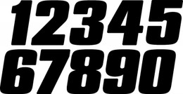 Dirt Digits #9 7" White Digits 3/Pk - DD73W-9